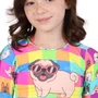 Conjunto Cropped Manga Longa Lara Funny Dog Siri Kids