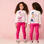 Conjunto Daisy e Donald Legging Pink Momi