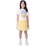 Conjunto Daisy Tule Amarelo Manteiga Momi