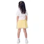 Conjunto Daisy Tule Amarelo Manteiga Momi
