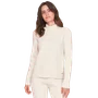 Conjunto Feminino em Tricô Wools Essence Off White Lua Lua