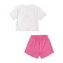 Conjunto Fun Arco Iris Branco e Rosa Momi