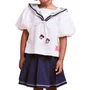 Conjunto Gola Marinheiro Mininie Marinho Anime