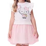 Conjunto Hello Kitty Abelhinha Rose Tule Momi