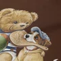 Conjunto Infantil Blusa e Bermuda Teddy Frescobol Chocolate Dame