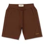 Conjunto Infantil Blusa e Bermuda Teddy Frescobol Chocolate Dame