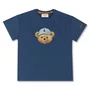 Conjunto Infantil Blusa e Bermuda Teddy Rosto Navy Dame