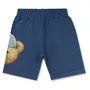 Conjunto Infantil Blusa e Bermuda Teddy Rosto Navy Dame