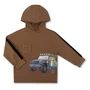 Conjunto Infantil Moletom Elastano Teddy Jeep Marrom Dame