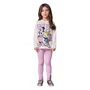 Conjunto Legging Best Strass Daisy e Minnie Lilas Anime
