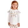 Conjunto Legging Floral Lacinhos Petit Cherie