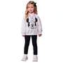 Conjunto Legging Moletom Minnie Brilhos Off Anime