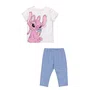 Conjunto Legging Stitich e Angel Azul Momi