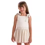 Conjunto Linho Off Cru Bordado Petit Cherie