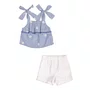 Conjunto Listinha Marinho Margaridas Momi