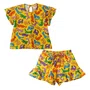 Conjunto Malha Oncitas Amarelo Fabula