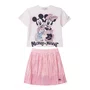 Conjunto Minnie e Mickey Saia Rosa Anime