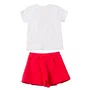Conjunto Minnie Shorts Vermelho Anime
