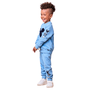 Conjunto Moletom Capuz Azul Logo Mickey Youccie