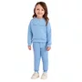 Conjunto Moletom Flanelado Azul Petit cherie