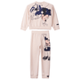 Conjunto Moletom Minnie e Mickey Bege Anime