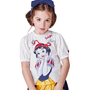 Conjunto Princesa Branca de Neve Off Marinho Anime