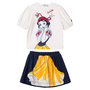 Conjunto Princesa Branca de Neve Off Marinho Anime
