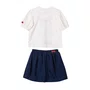 Conjunto Princesa Branca de Neve Off Marinho Anime