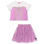 Conjunto Princesa Rapunzel Tule Lilas Momi