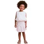 Conjunto Saia Algodão e Blusa Balonê Off White Anime