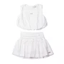Conjunto Saia Algodão e Blusa Balonê Off White Anime