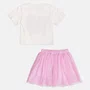 Conjunto Strawberry Ice Cream Saia Tule Rosa Momi