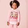 Conjunto Tico e Teco Strass Rosa Quartzo Momi