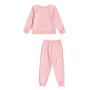 Conjunto Tico e Teco Strass Rosa Quartzo Momi