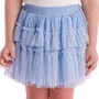 Conjunto Tule Azul Laço Brilho Petit Cherie