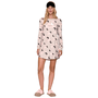 Dress Manga Longa In The Clouds Bege Lua Lua