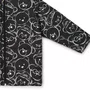 Jaqueta Fibra Estampa Full Teddys Preto Dame