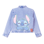 Jaqueta Jeans Com Patchs Stitch Anime