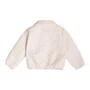 Jaqueta Matelasse Flores Off White Bomber Momi
