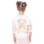 Jaqueta Moletom Ursinhos Cristal Off White Pituchinhus