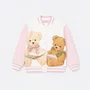 Jaqueta Moletom Ursinhos Cristal Off White Pituchinhus