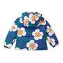 Jaqueta Puffer Nylon Florada Azul Fabula