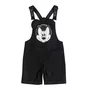 Jardineira Sarja Mickey Preto Youccie