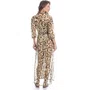 Kaftan Onça Tule Bege Daniela Tombini