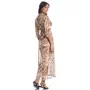 Kaftan Savana Tule Marrom Daniela Tombini