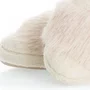Pantufa Chinelo Gianne Bege Pelinho Daniela Tombini