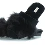 Pantufa Chinelo Karina Pelinho Preto Daniela Tombini