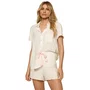 Pijama Aberto Caja Off White Miss Victtoria