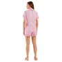 Pijama Aberto Curto Love Sweet Pink Cor Com Amor
