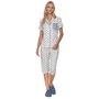 PIjama Aberto Feminino Capri Soft Blue Lua Lua